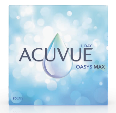 -0.50 LENTILLES ACUVUE OASYS MAX 1 DAY 90